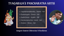 Load image into Gallery viewer, TYAGARAJA'S PANCHARATNAMS: Chitravina N Ravikiran
