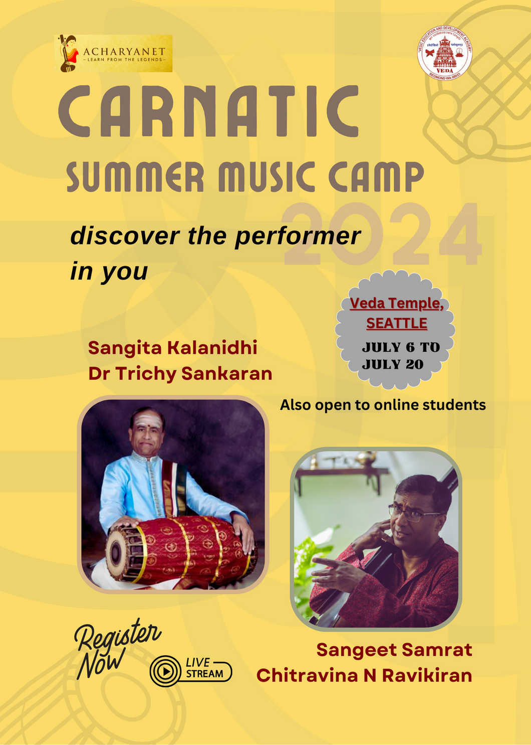 Global Carnatic Summer Camp 2024