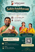 SahityAnubhavam - Part 1 by Shri Dushyanth Sridhar